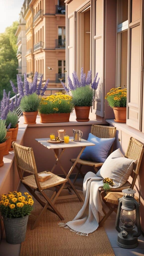 Bienenfreundliche Pflanzen für den Balkon – Blühende Ideen für Frühling bis Herbst bienen beitrag sommer laverndel gelbe blumen