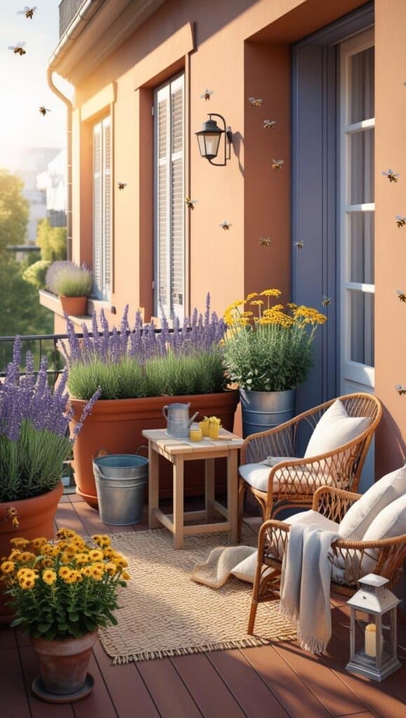 bienen beitrag sommer laverndel gelbe blumen titel