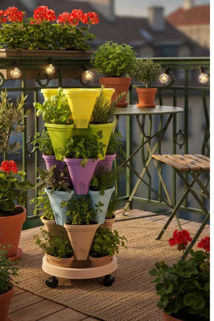 vertikal pflanzenturm roller