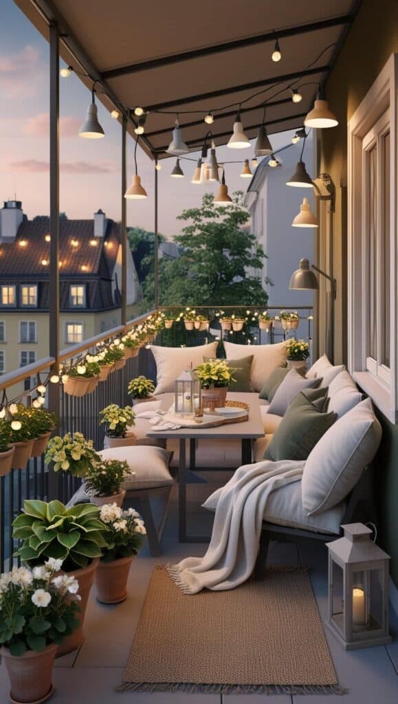 Lichter welten sommer abend creme olive lichterketten lampen