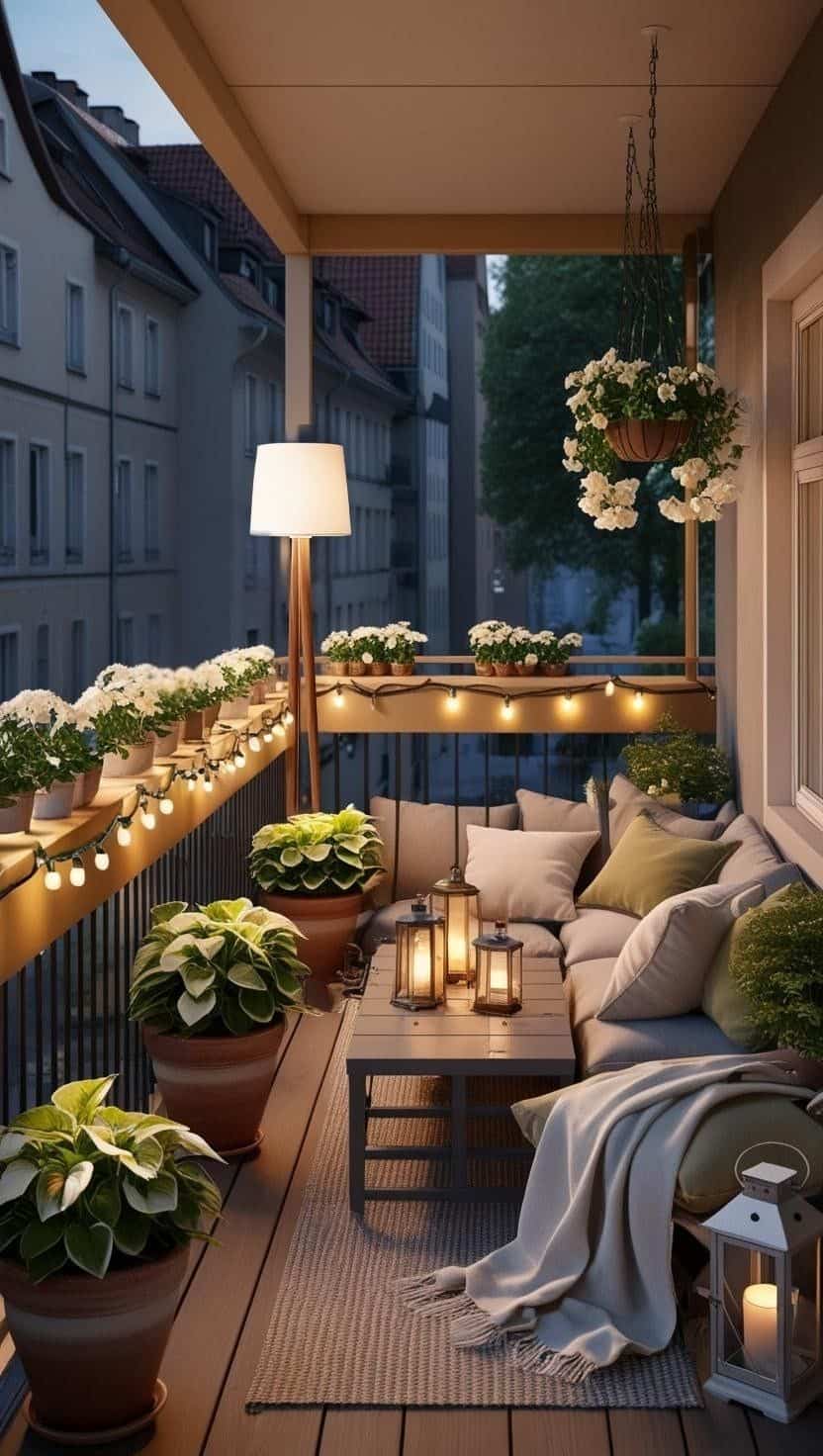 Lichter welten sommer abend creme olive stehlampe