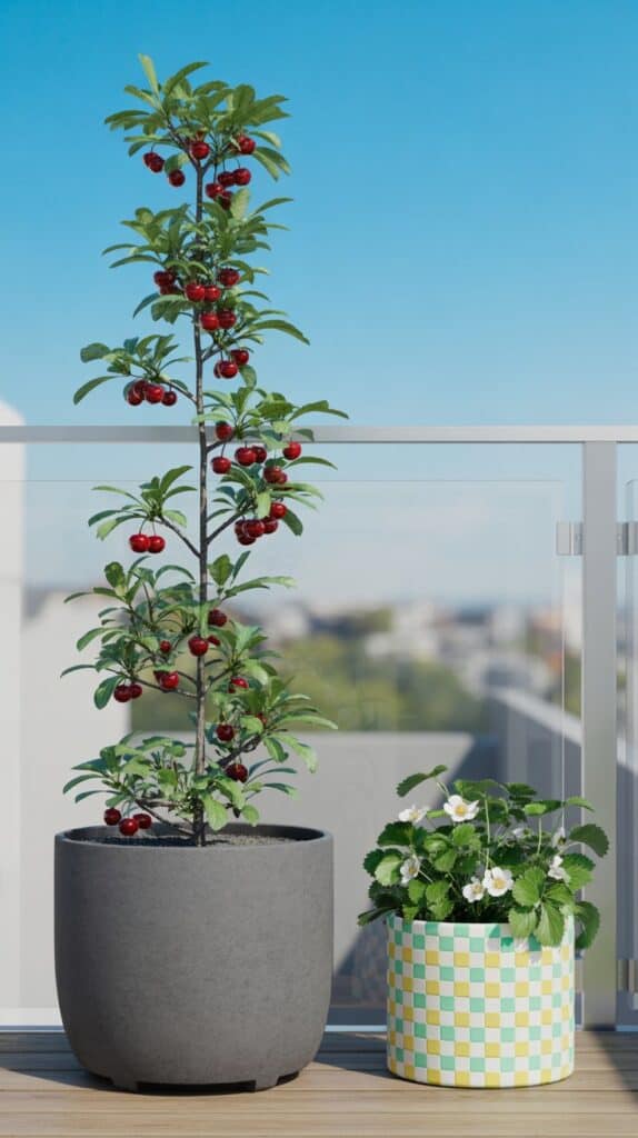 kirsche saeulenobst im kuebel 1 1