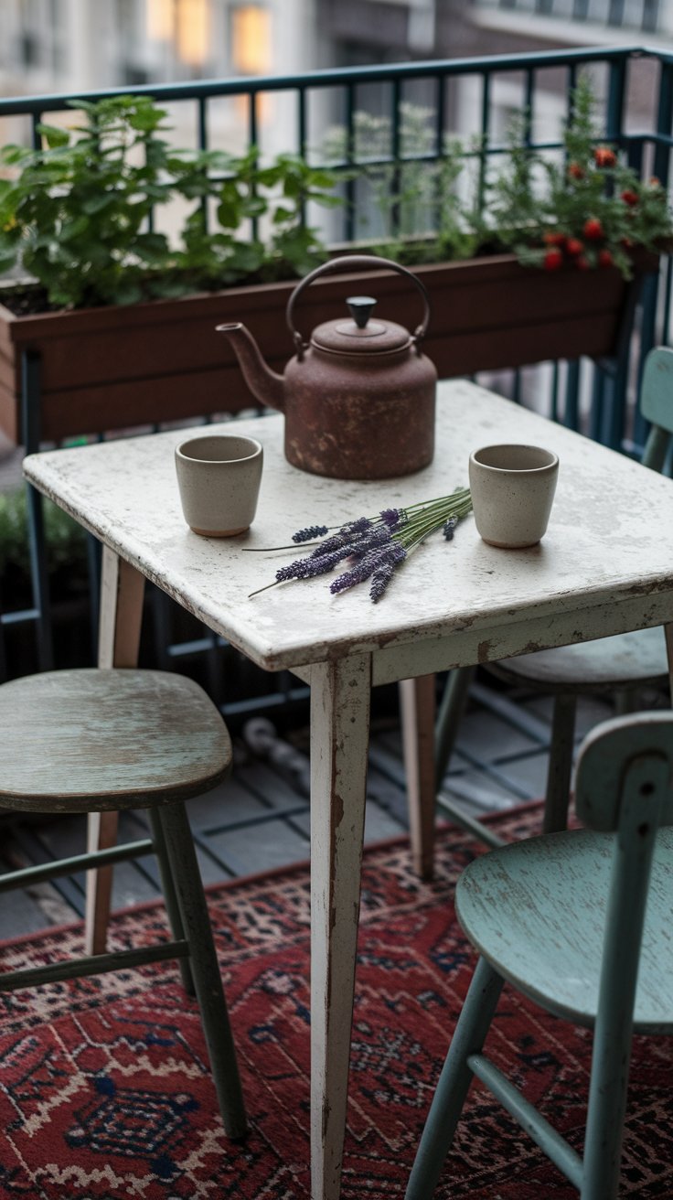 Wabi-Sabi auf dem Balkon – So richtest du deinen Außenbereich stilvoll und unperfekt ein Wabi Sabi Pflanzen selbermachen balkon teppich zusammen gesucht alt