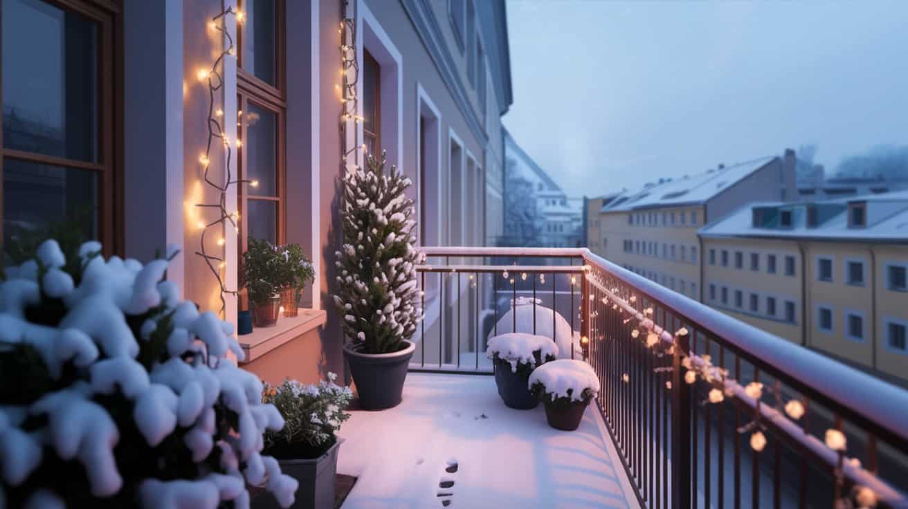 diy lanpen dosen licht solar im Winter 1 lichterkette