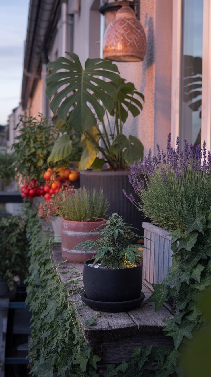 Entspannter Balkon mit Stil: Wie du Hanfsamen und aromatische Kräuter ganz legal für deinen Outdoor-Genuss kombinierst