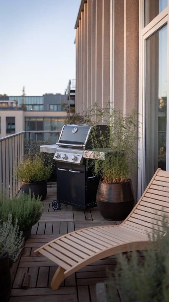 Entspannter Balkon mit Stil: Wie du Hanfsamen und aromatische Kräuter ganz legal für deinen Outdoor-Genuss kombinierst hanfpflanzen beitrag 4 grill 1