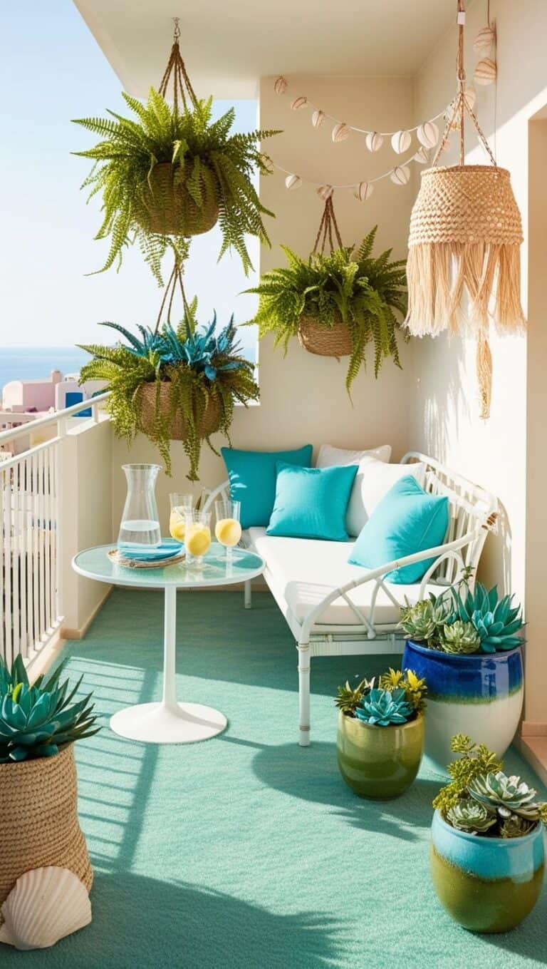 1 Bild, 1 Idee – Türkis & Tropenflair am Meer mit Kunstrasen