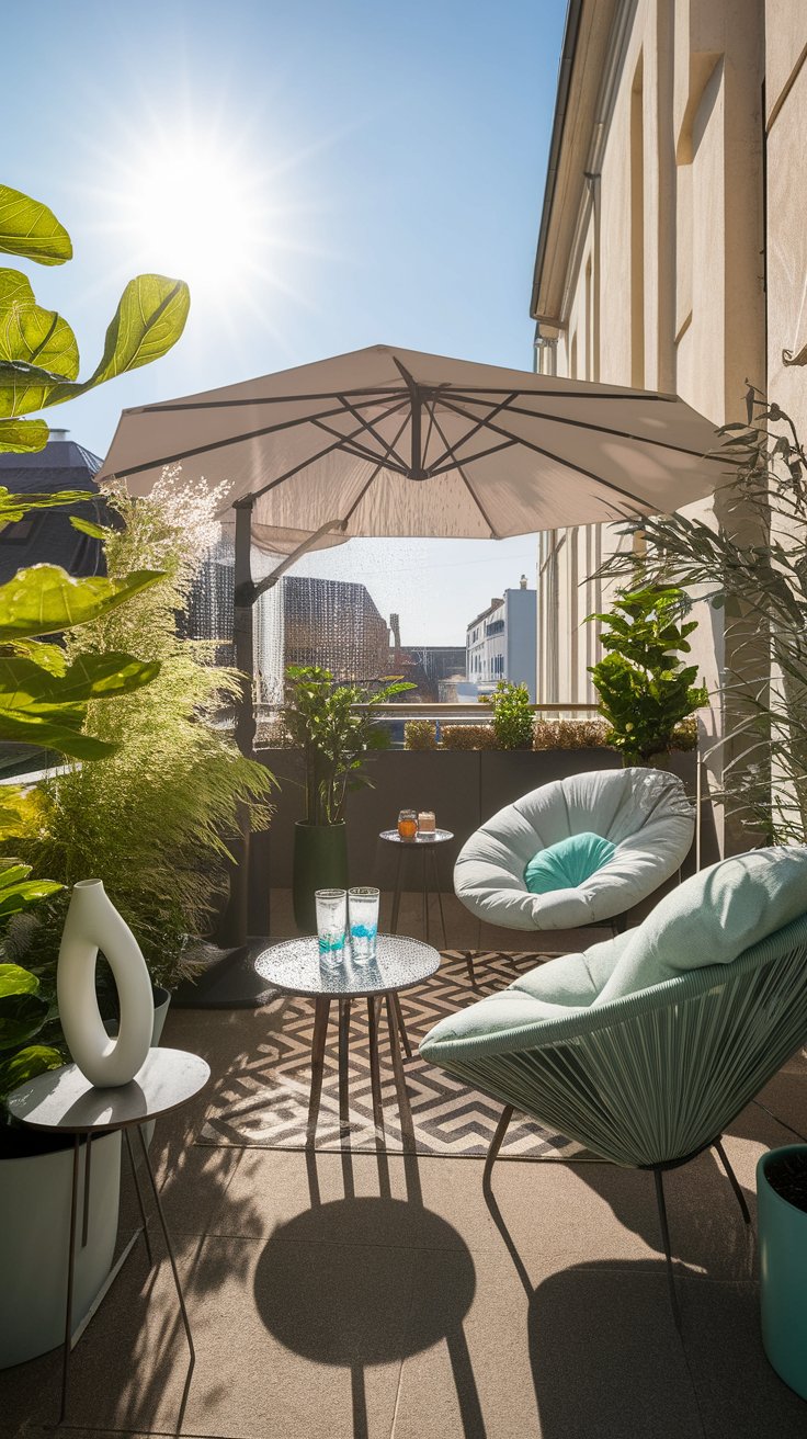 moderner blakon mint hell weiss lounge sommer hitze 2