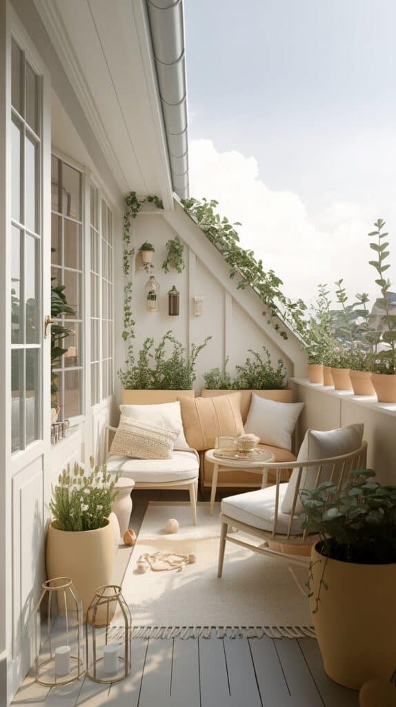 qch balkon groesser wirken hell beige teppich sand sofa 1