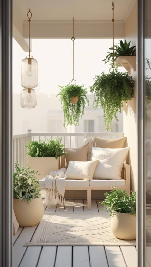 qch ueberdachter balkon minimla antur toene teppich beige sand 1