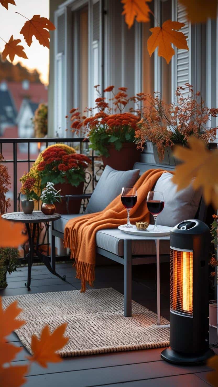 herbst holz decke orange sofa metall2