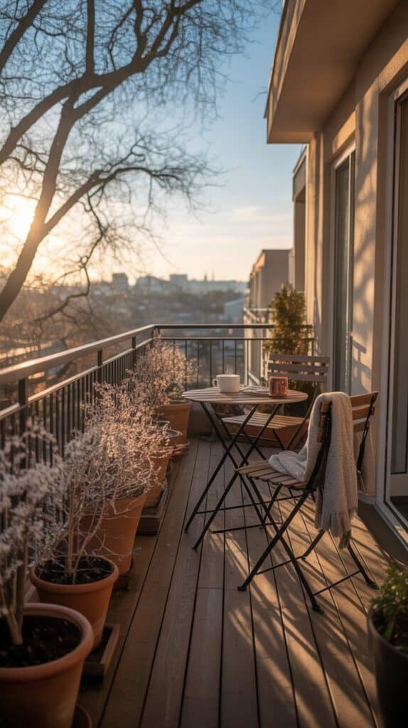 balkon in febuar sonne holz karl schlicht 2