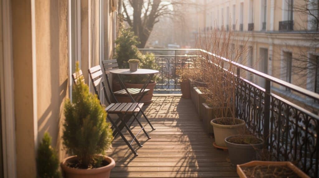 balkon in febuar sonne holz karl schlicht 5