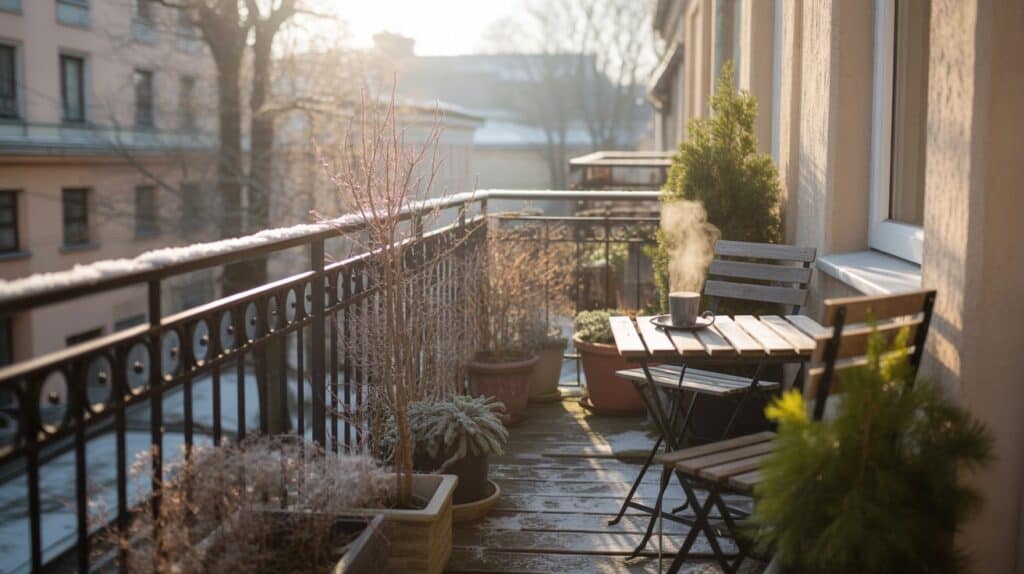 balkon in febuar sonne holz karl schlicht 6