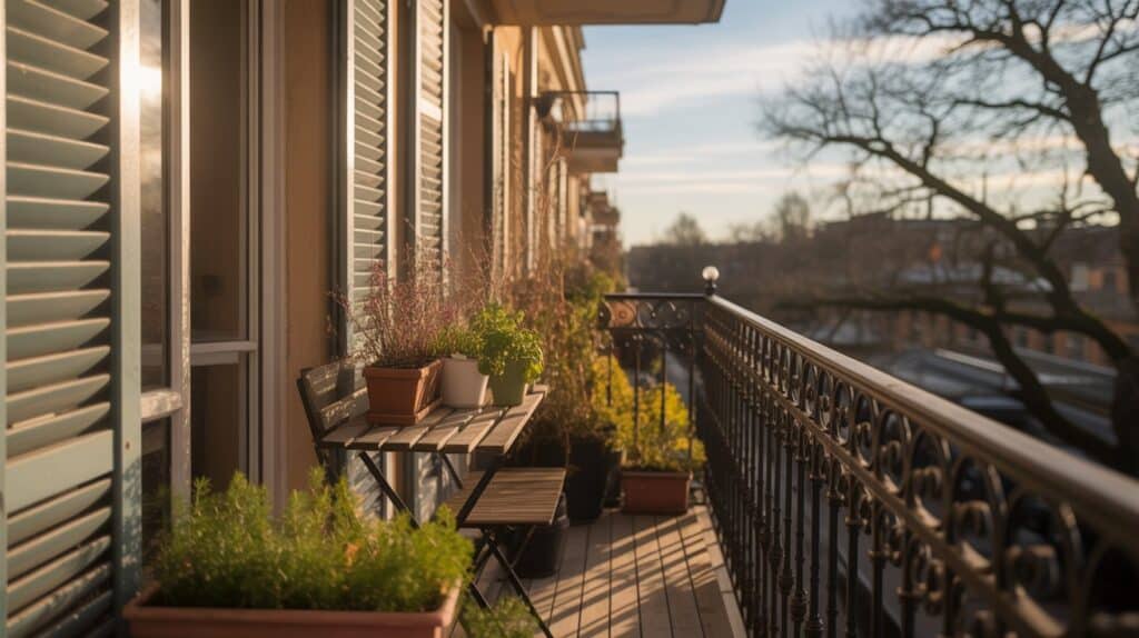 balkon in febuar sonne holz karl schlicht 7