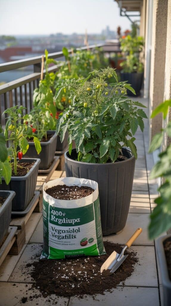 erde sack kuebelbalkon tomate 4