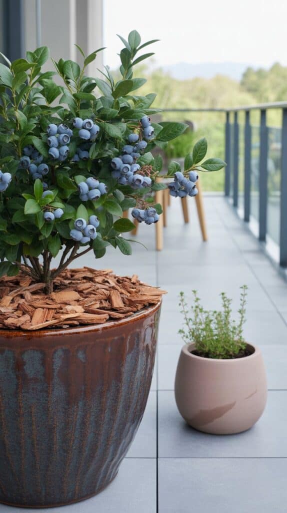 heidelbeeren im Kuebel 3