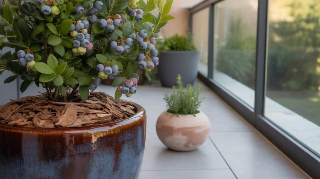 heidelbeeren im Kuebel 6