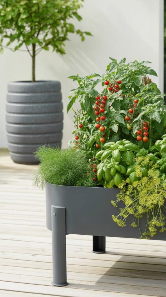 hochbeet kraeuter tomaten grau 4