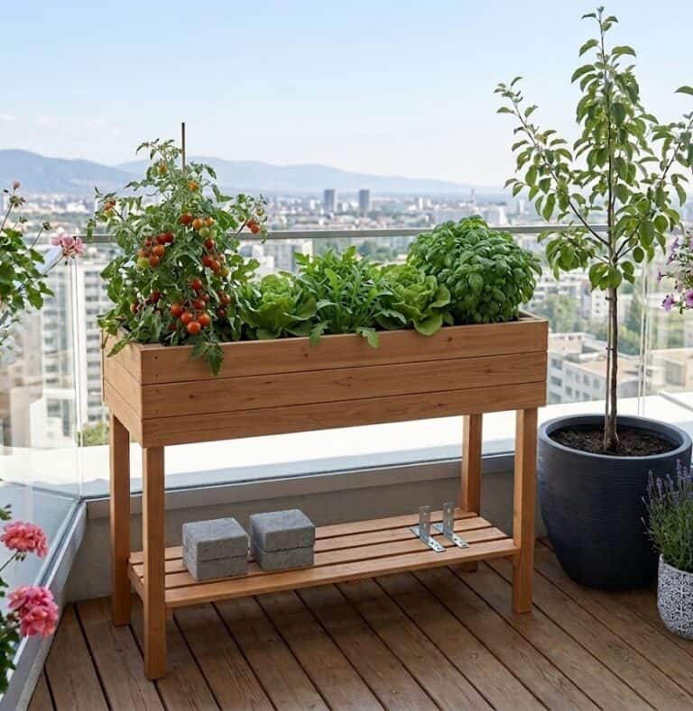 Balkon-Hochbeet bepflanzen – was passt wirklich hinein?