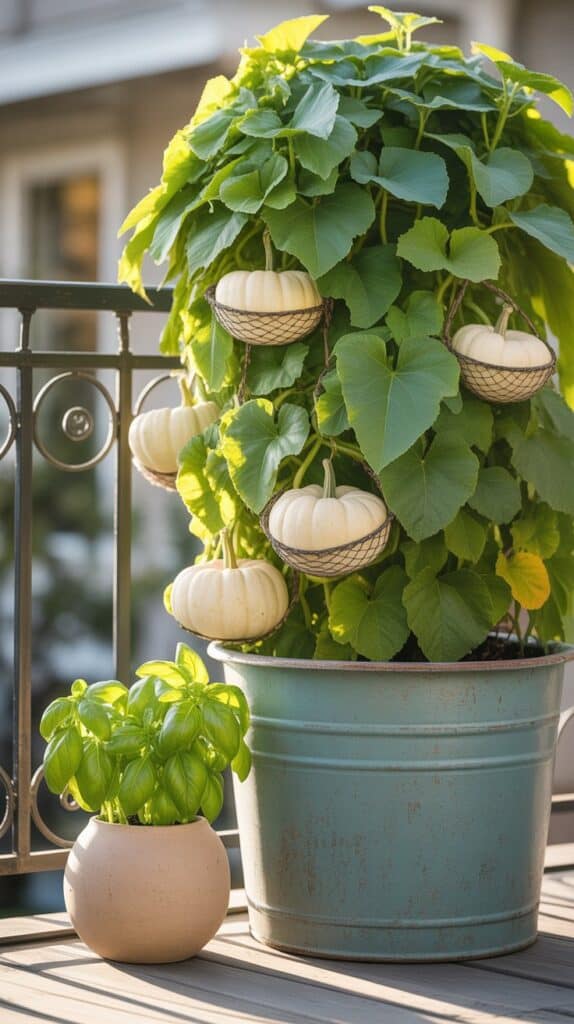 mini kuerbis im kuebel 3