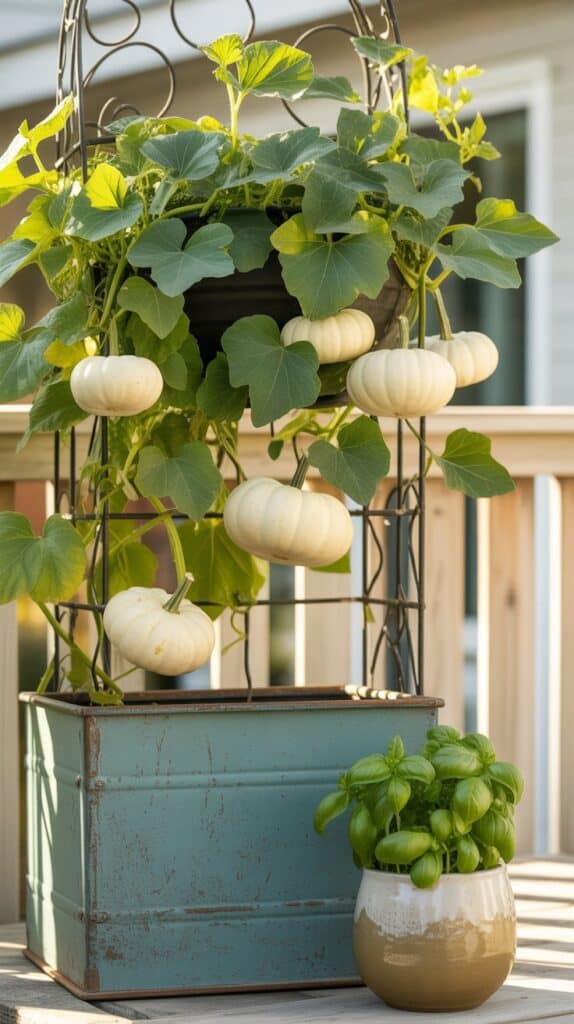 mini kuerbis im kuebel 5