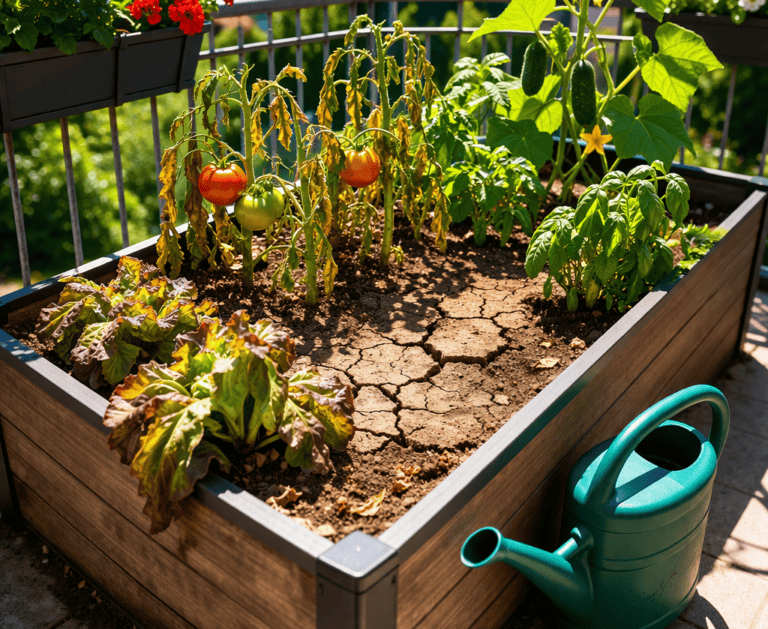 5 typische Fehler beim Hochbeet auf dem Balkon