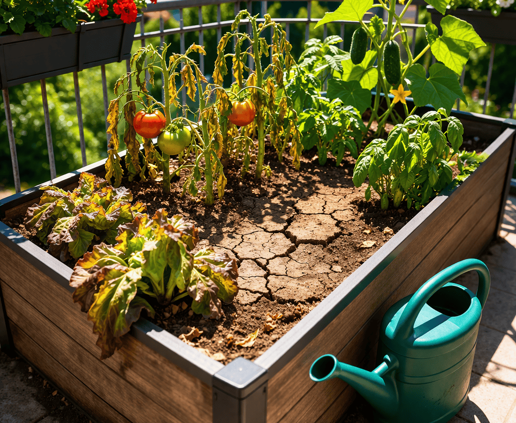 trockenes hochbeet tomaten 1