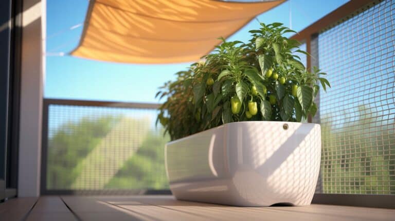 Sonnenschutz auf dem Balkon