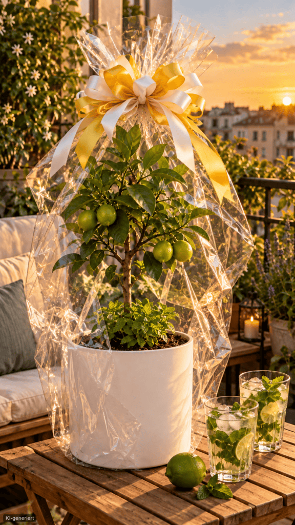 mojito im kuebel geschenk