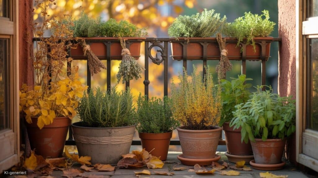 Kräuter im Herbst: Was bleibt draußen und was muss geschützt werden? kraeuter im herbst essgarten 4