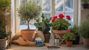 Kübelpflanzen ohne Keller überwintern: Wohin mit Olive, Geranie und Co.?