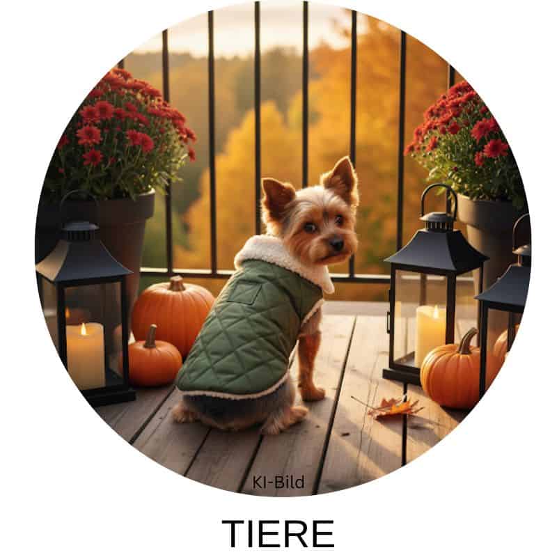 startseiten kachel tiere hund ki label