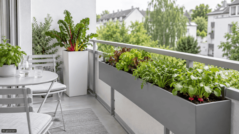 Gemüse für den Schattenbalkon: Was ohne volle Sonne wirklich wächst