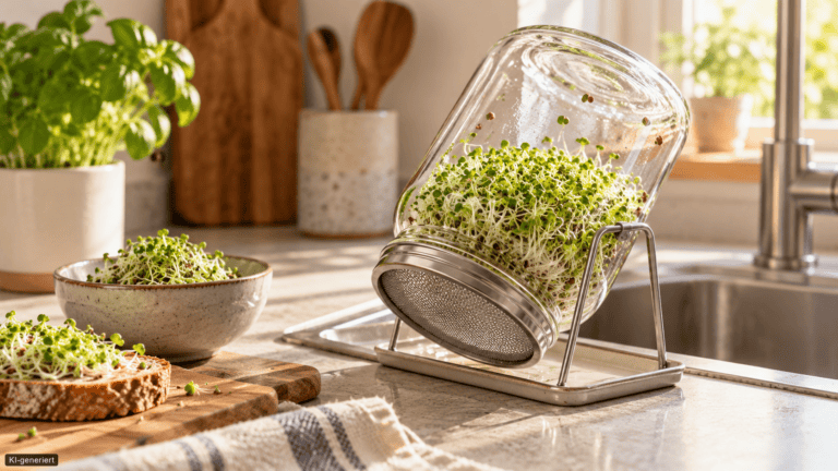 Brokkolisprossen im Keimglas ziehen: Anleitung und häufige Fehler