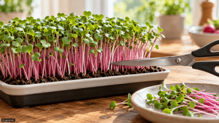 Radieschen-Microgreens anbauen: Aussaat, Pflege und Ernte