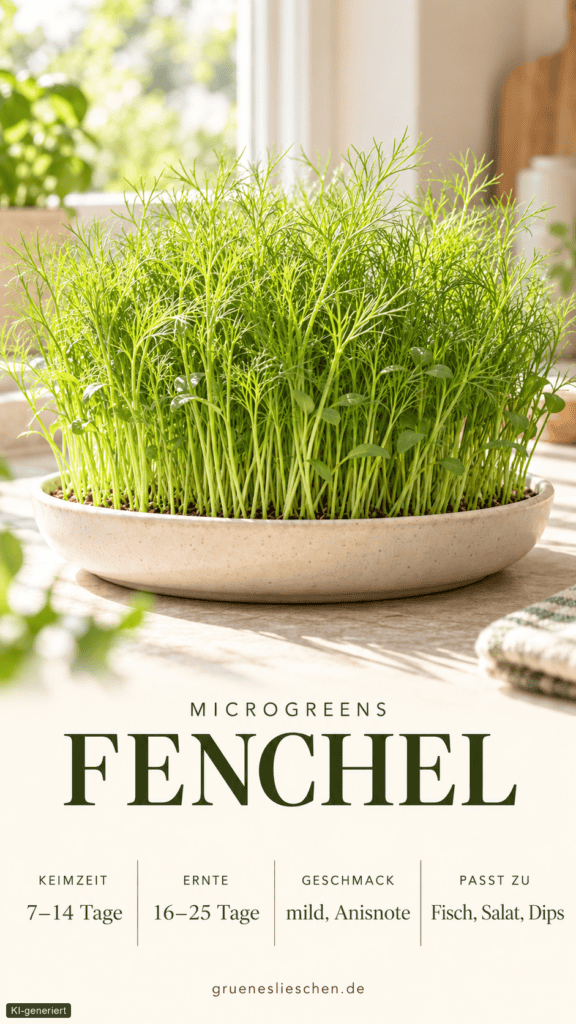 microgreen produktblatt fenchel
