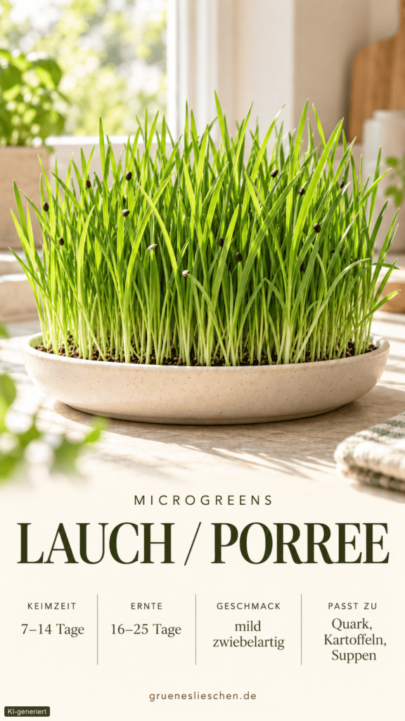 microgreen produktblatt lauch