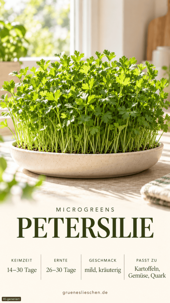 microgreen produktblatt petersilie