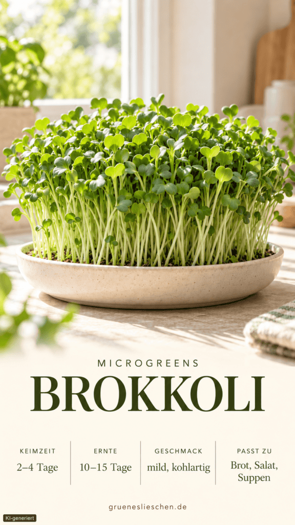 microgreen produktkarte brokkoli