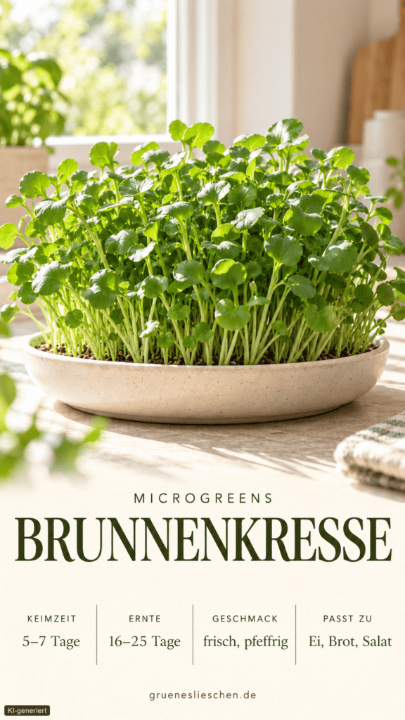 microgreen produktkarte brunnen kresse