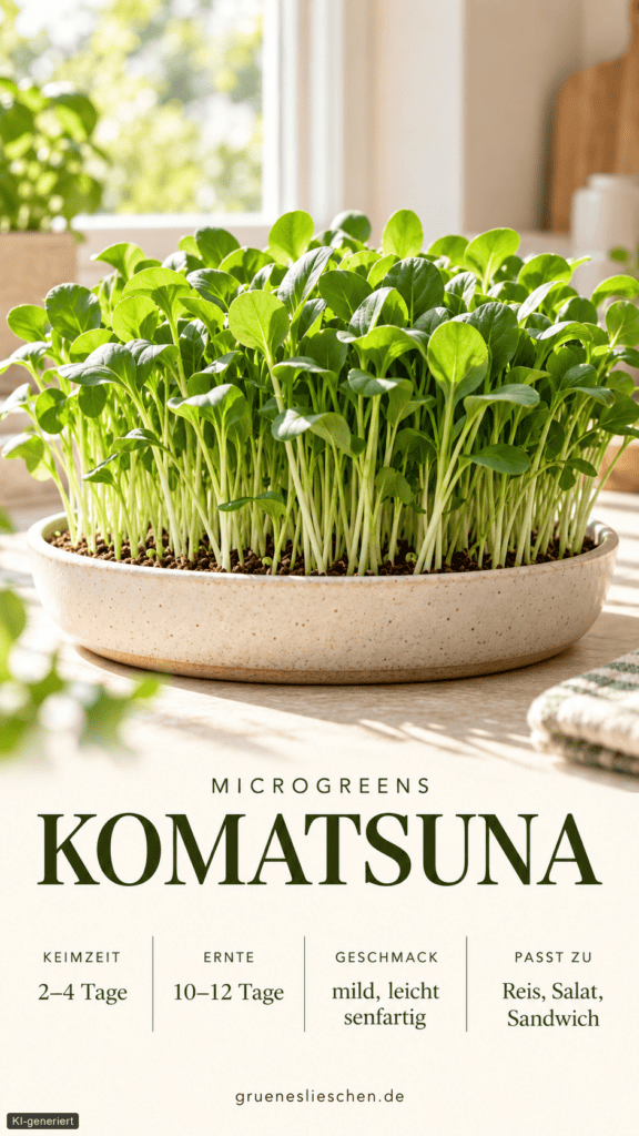 microgreen produktkarten kamatsuna