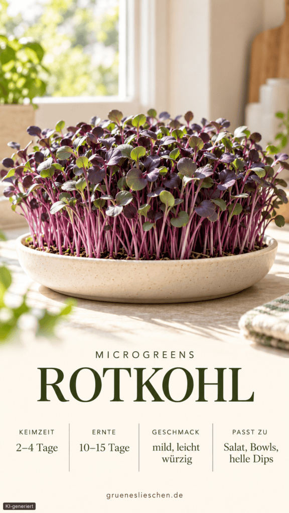 microgreen produktkarten rotkohl