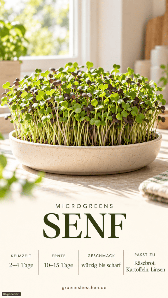 microgreen produktkarten senf