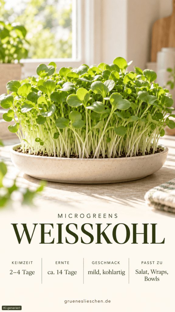 microgreen produktkarten weisskohl