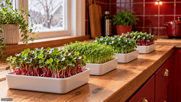 Microgreens im Winter anbauen: Frisches Grün auf der Fensterbank