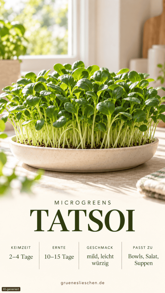 microgreens produktkarten tatsoi
