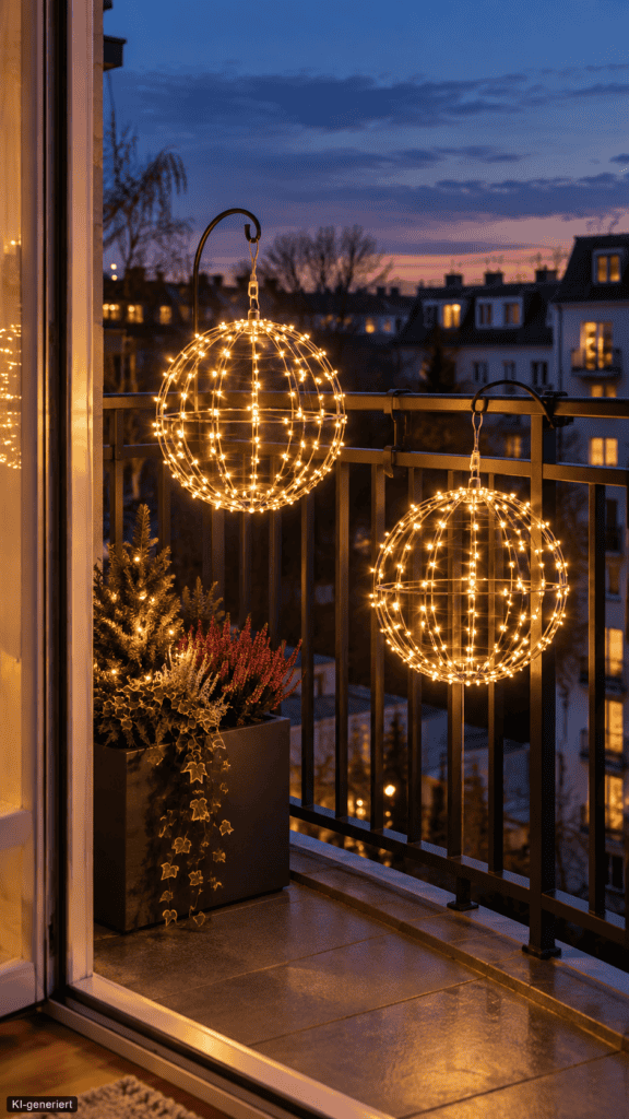 Weihnachtsbeleuchtung für den Balkon: Ideen mit und ohne Dach weihnachts beleuchtung beitrag 2026 1 1