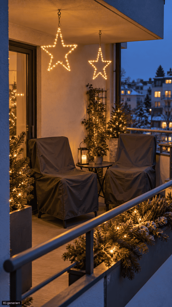 Weihnachtsbeleuchtung für den Balkon: Ideen mit und ohne Dach weihnachts beleuchtung beitrag 2026 1 25
