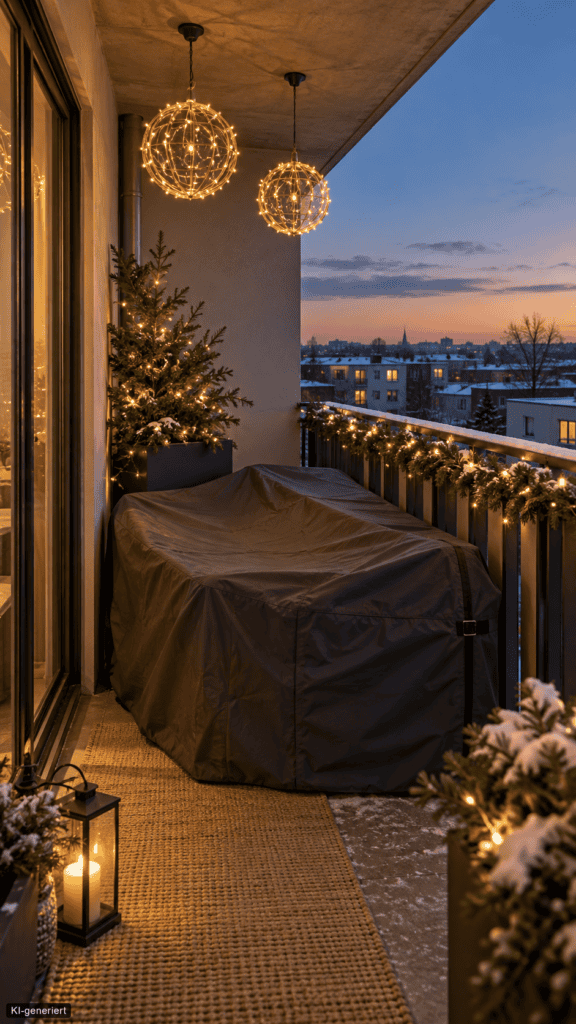 Weihnachtsbeleuchtung für den Balkon: Ideen mit und ohne Dach weihnachts beleuchtung beitrag 2026 1 26